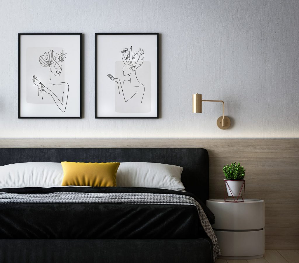 Een schilderijrail toe te voegen aan je interieur